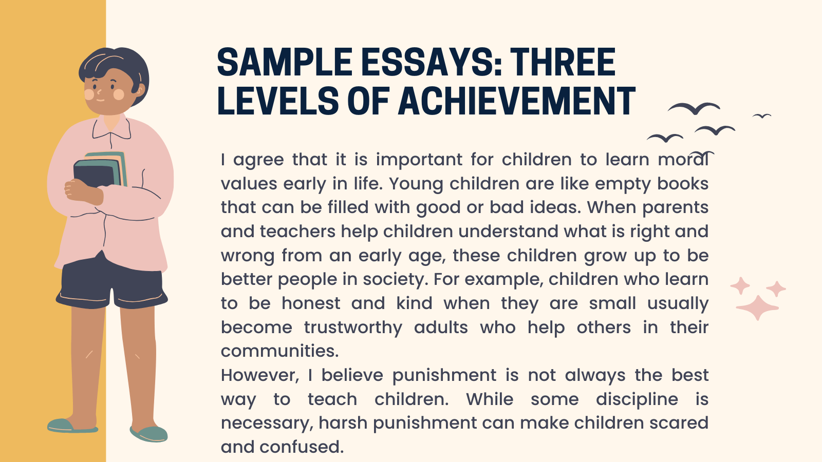 Essay Topic: Is it important for children to learn the difference
