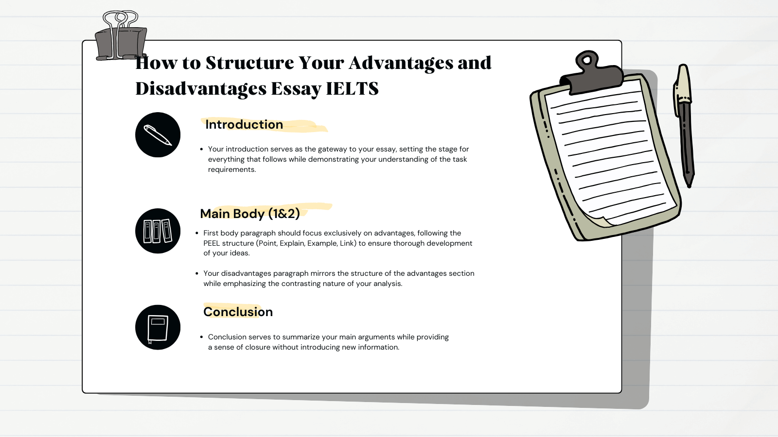 How to Structure Your Advantages and Disadvantages Essay IELTS