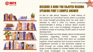 IELTS Speaking Part 2 & 3: Describe a Book You Enjoyed Reading